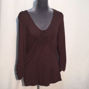 Emma G brown top size medium